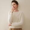 Fanzhen Women's 100% Cashmere Round Neck Pullover Sweater