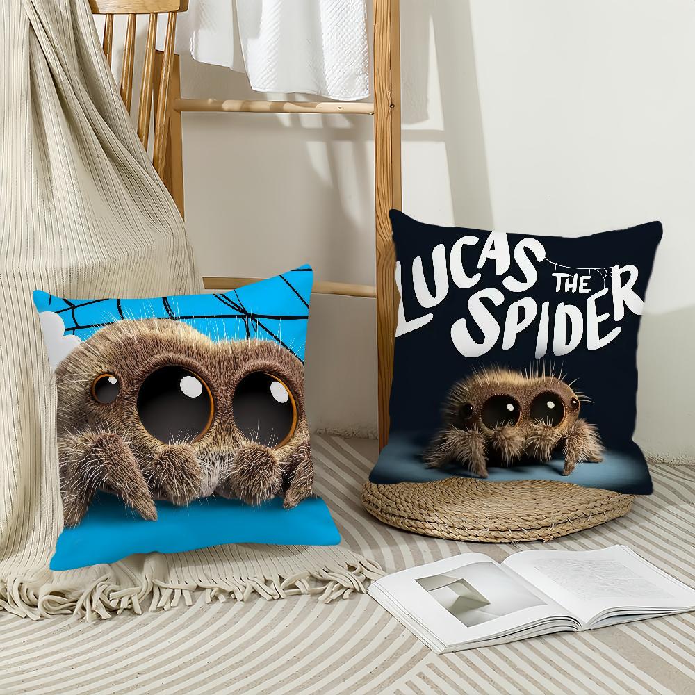 Мультяшная наволочка L-Lucas The S-Spider, офисные подушки, подходит для дивана, автомобиля, спальни, декоративная наволочка