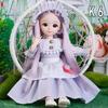 30cm Bjd Dolls Princess Full Set 1/6 Anime Bjd With Clothes 23 Joint Movable Body 3D Eyes Girls Dress Up Birthday Gifts Toys