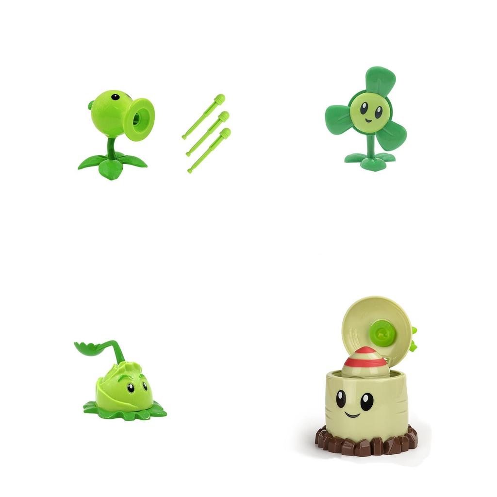 Растение против. Игрушечный автомат-пулемет для зомби, стреляющий горохом, васильковый набор аксессуаров, сумка