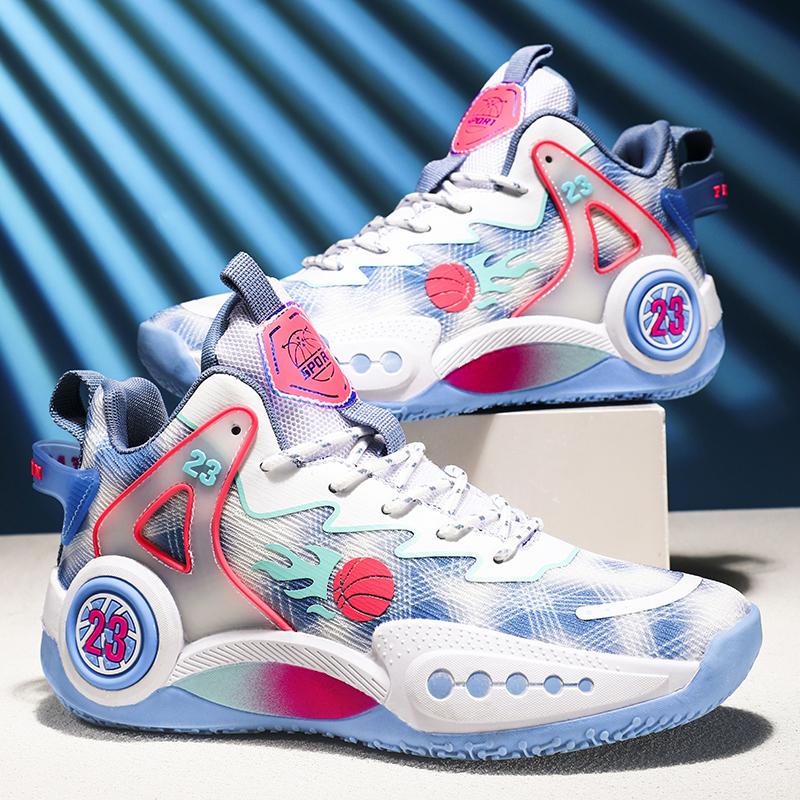 Fashion Men Basketball Shoes Training Field Train Athletic Basketball Boots Women Brand Design Cushion Breathable Sports Tennis Sneakers