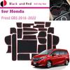 Резиновый противоскользящий коврик с дверной канавкой для Honda Freed GB5 GB6 GB7 GB8 2016 ~ 2022, подушка для ворот, слот, каботажное судно, наклейки на автомобиль
