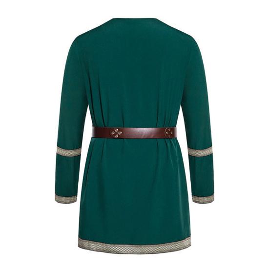 Средневековая туника викингов, рубашка с v-образным вырезом и длинными рукавами, вышивка, унисекс, косплей, сцена, события эпохи Возрождения, костюм на Хэллоуин, пиратский топ