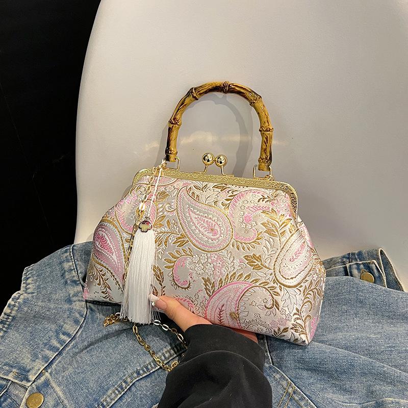 Портативная наплечная сумка-мессенджер, сумка с вышивкой жемчугом в китайском стиле, новая китайская сумка, ретро вечерняя сумка, клатч, женская сумка.
