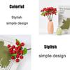 Festival Xmas Decor Wedding Christmas Ornaments Artificial Red Berry Fake Flower Simulation Branch