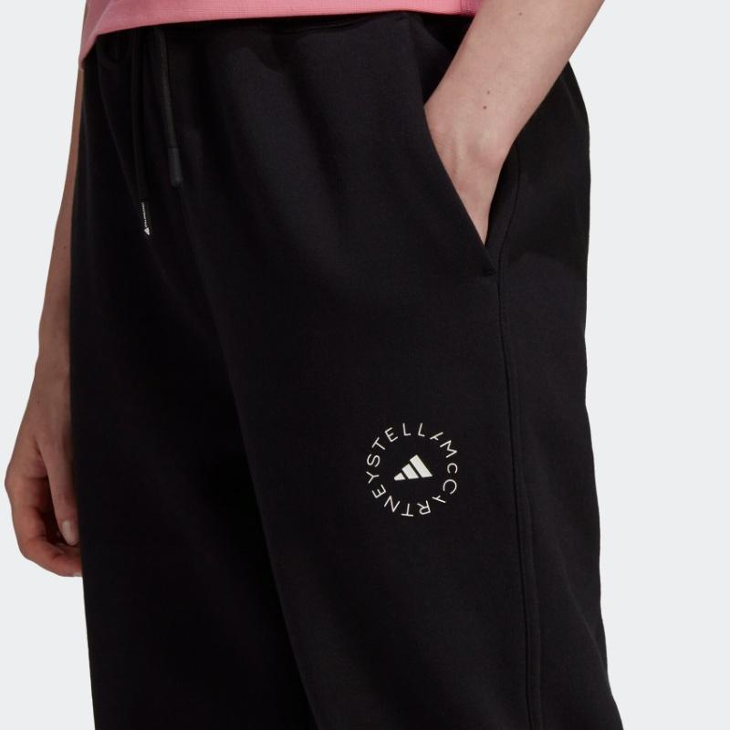 (WMNS) adidas by Stella McCartney Agent of Kindness Свободные спортивные штаны Азиатский размер 'Черный' Женские HD9055