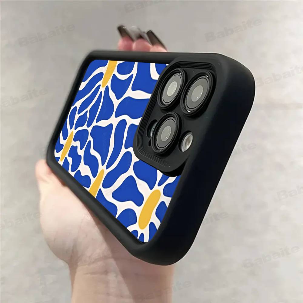 Абстрактный чехол для телефона «Цветочный рынок» для iPhone 17 16 15 14 13 12 11 Air Plus Pro Max Мягкая задняя крышка