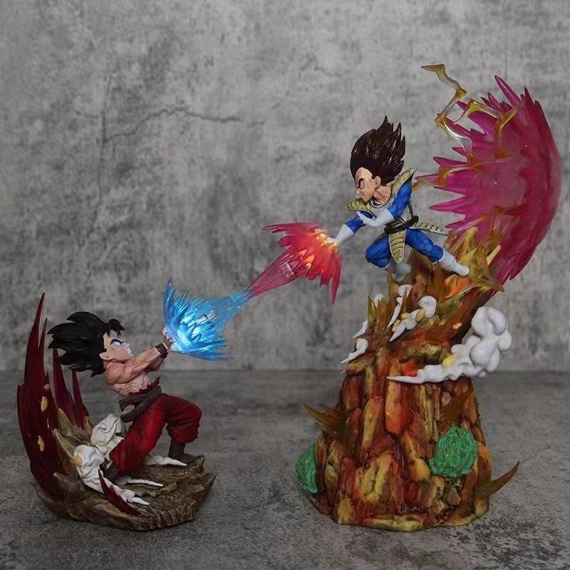 Anime Drogan Boll Z Vegeta Vs Son Gocool Figurine Gk Pvc Action Figures Statue Collection Model Toy Gifts