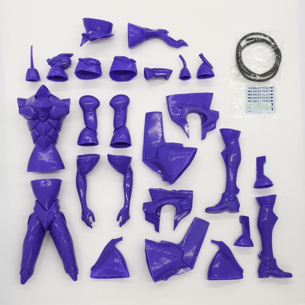 Evangelion Unit 01 Mega Soft Vinyl Kit Reprint Soft Vinyl Unpainted Assembly Kit Non-Scale