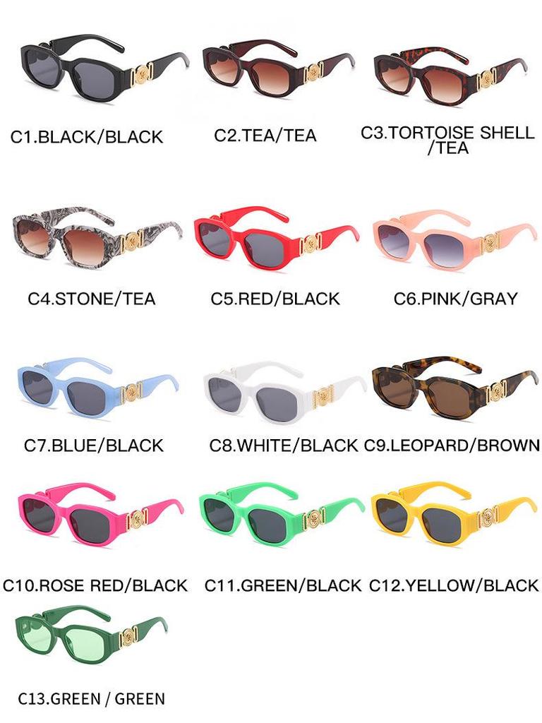 Трендовые многоугольные квадратные солнцезащитные очки 2021 года – стиль европейских и американских знаменитостей