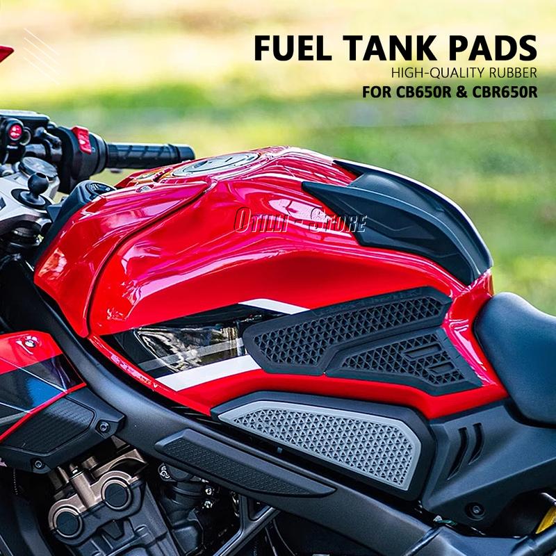 New Motorcycle Accessories For Honda CB650R CB 650R CBR650R CBR 650 R Fishbone Stickers Tank Pad Tankpad Protector