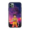 W-31 One Piece Luffy Soft Black Case for iPhone 11 12 13 14 15 6 7 8 X XS Pro Max XR Samsung  S21 S22 S23 S24 FE Ultra S8 Plus