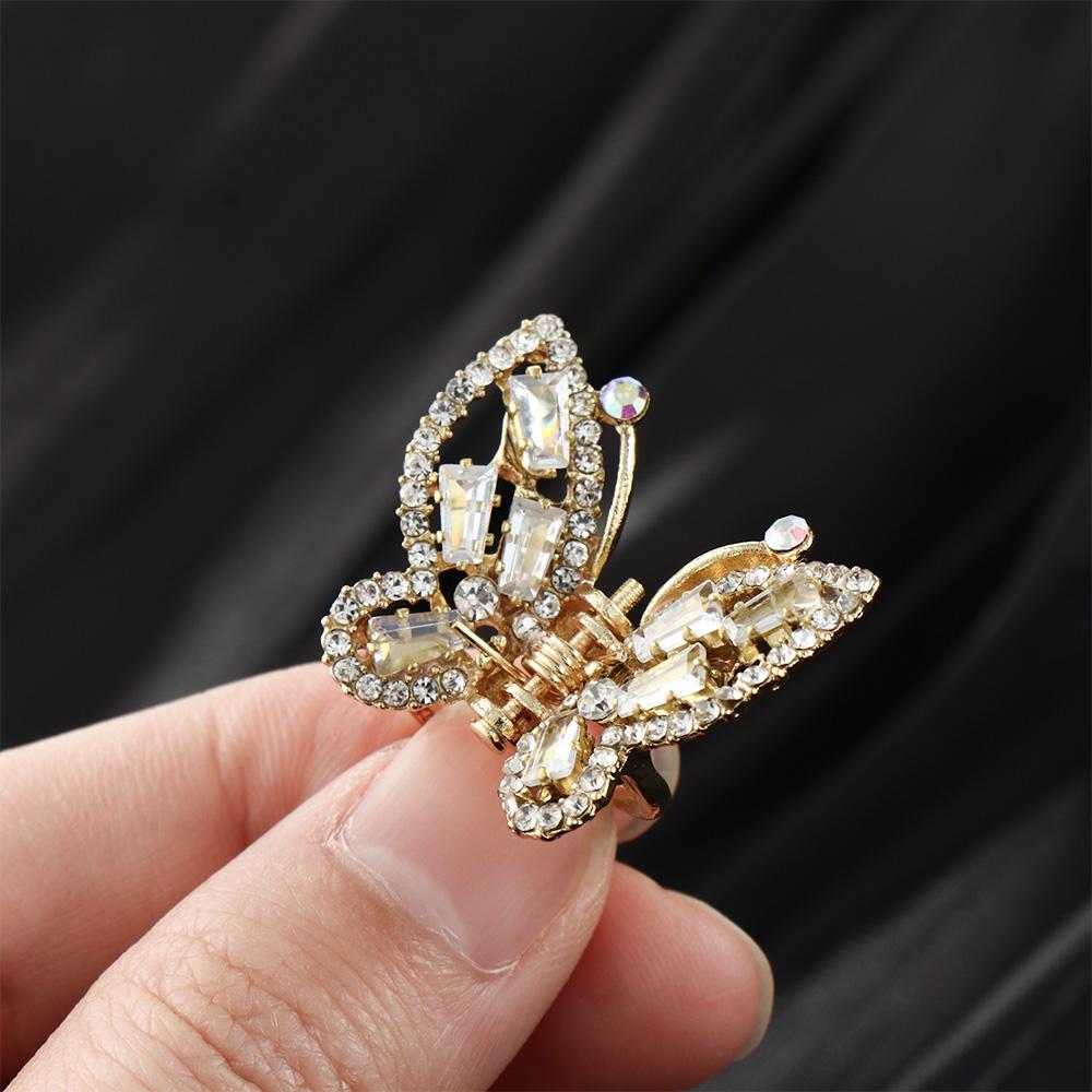 Милая элегантная девушка корейский цинковый сплав зажим зажим для волос жемчужные заколки для волос аксессуары для волос бабочка коготь для волос