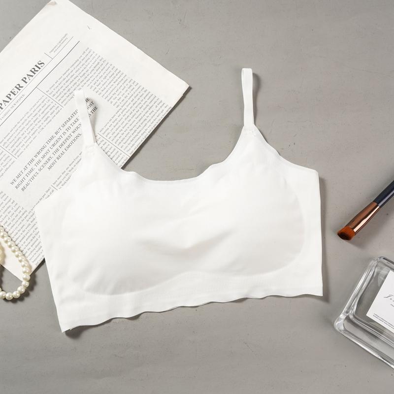 Summer Women Push Up Ice Silk Seamless Bra Padded Underwear Thin Bras Lingerie Bralette