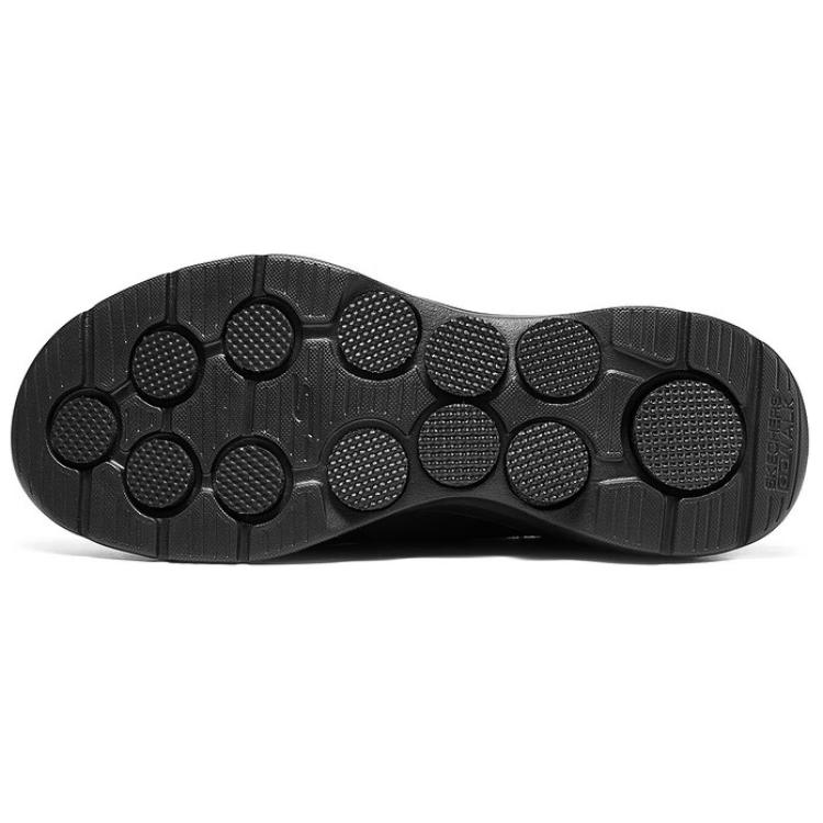Skechers Go Walk 7 Удобные Универсальные Дышащие Низкие Повседневные Кроссовки Мужские Черный 216641-BBK