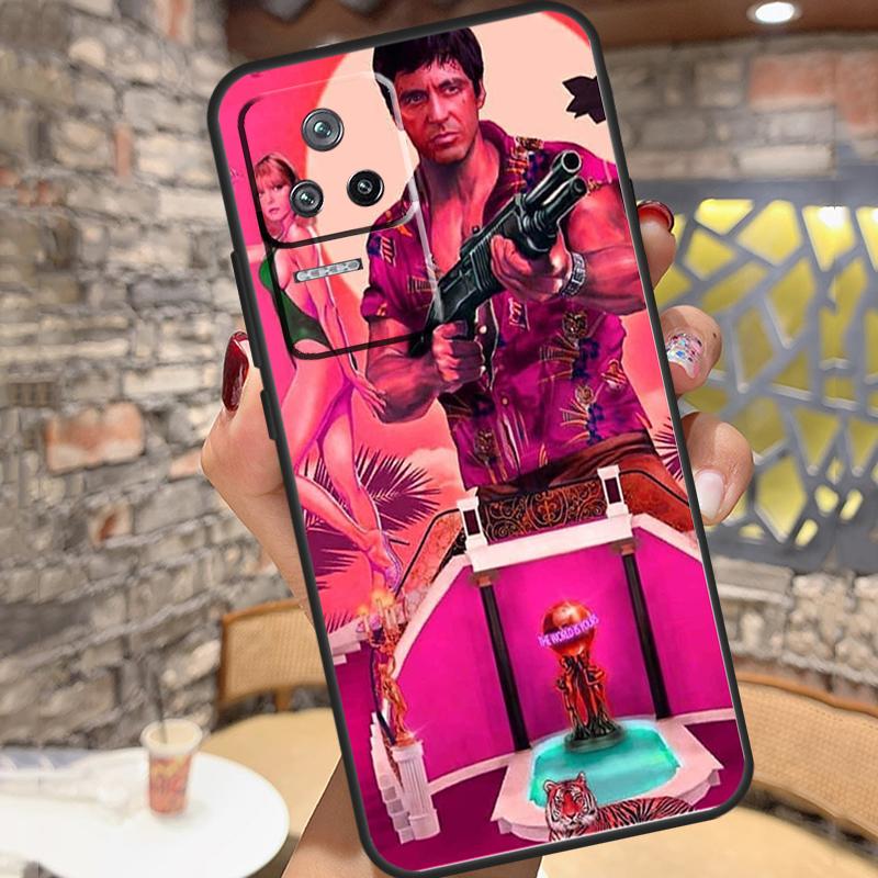 Чехол Scarface Tony Montana для Xiaomi 14 Ultra 15 13 11T 12T 13T 14T Pro POCO X3 X5 X6 X7 Pro M6 F5 F6 Pro