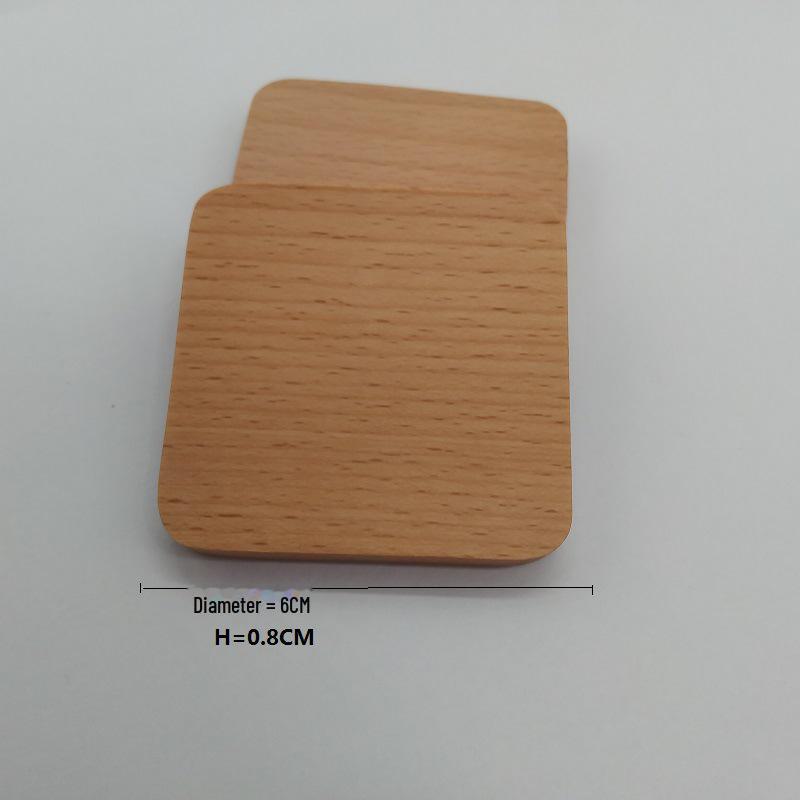 Набор деревянных подставок для чая и кофе с гравировкой, креативными изоляционными прокладками и подносами