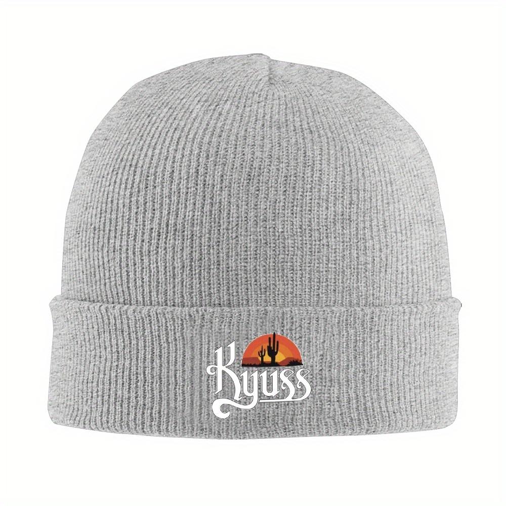 1pc Kyuss Rock Band Metal Music Beanie Hat For Winter Bonnet Knitted Hat