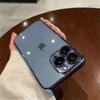 Luxury Plating Clear Silicone Phone Case For iPhone 15 14 13 12 11 Pro Max Plus Lens Protection Soft Case Back Cover Accessories