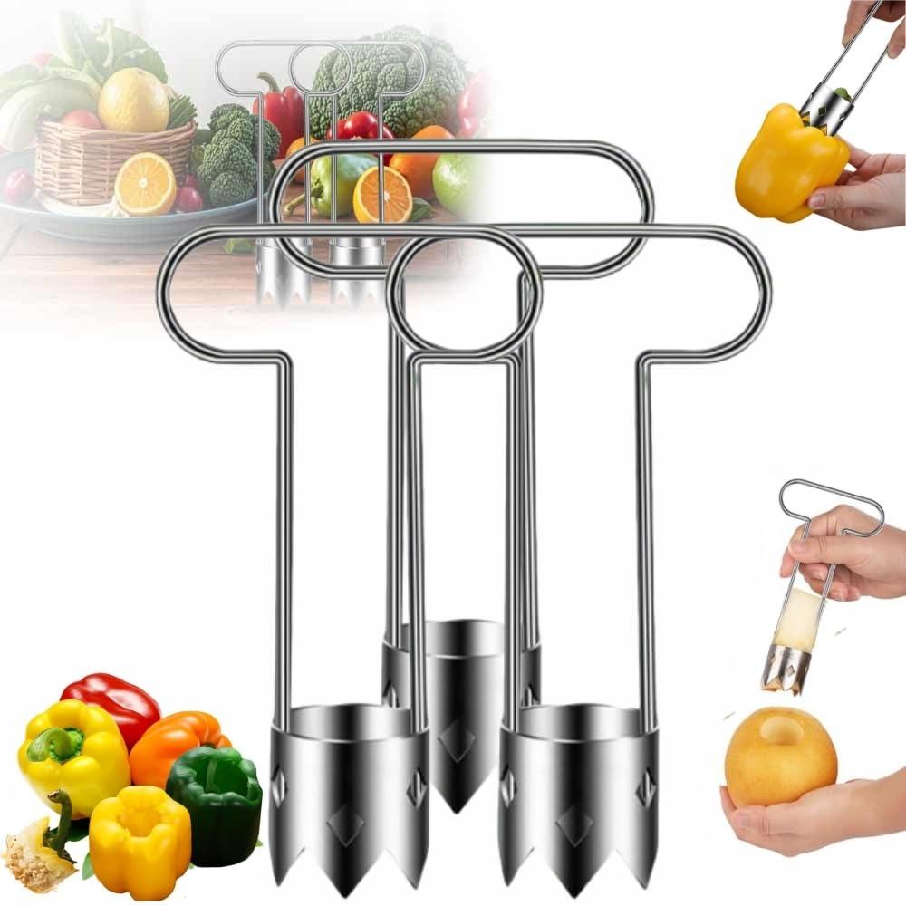 Stainless Steel Fruit Corer Kitchen Accessories Kitchen Gadget Portable Vegetable Corer Tool