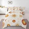 Boho Rainbow Bedding Set For Girls Twin,Cute Bohemian Eyes Moon Sun Comforter Set Kawaii Cloud Dream Catcher Bedding Comforter Sets For Kids
