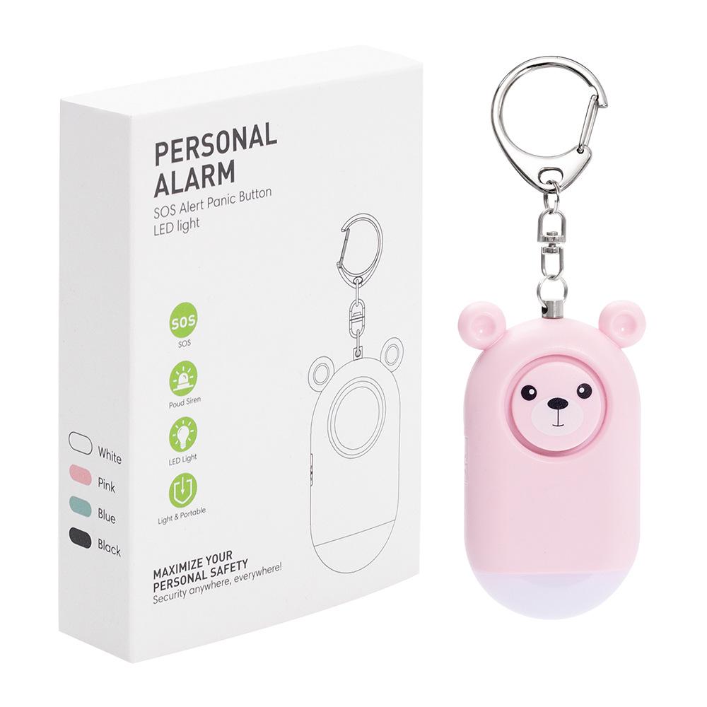 Светодиодная перезаряжаемая персональная уличная сигнализация с ночным предупреждающим светом для самозащиты ребенка