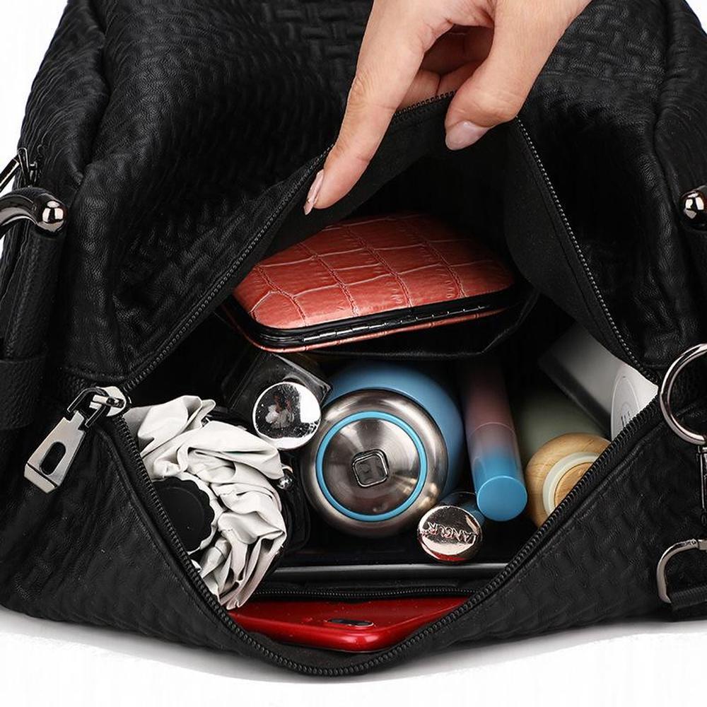 Women Bags Women Backpack Multi-functional Fashion Diamond Backpack