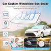 Windshield Sun Shade for Toyota Corolla 2019-2024, Upgraded Heat Insulation Front Window Cover for Toyota Corolla Accessories, Windshield Shade for