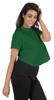 Inkmeso Short Sleeve Casual Cropped Tee For Womens Solid Crew Neck Crop Top