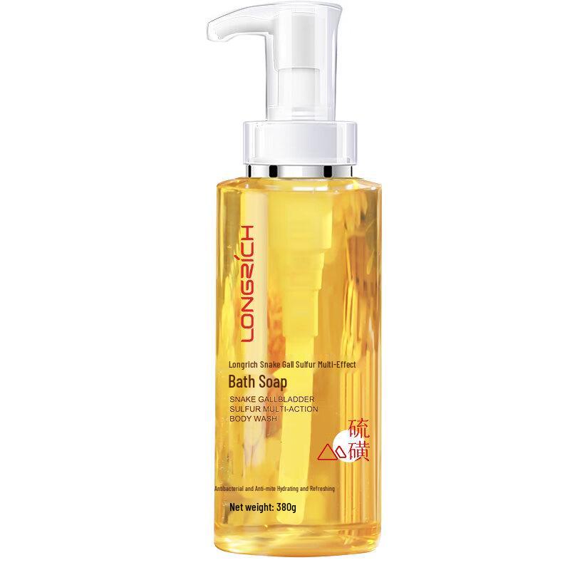 Жидкое мыло Longliqi с желчью змеи и серой, многофункциональное