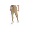 Solid Color Logo Drawstring Joggers Men Bottoms Khaki DM4615-247