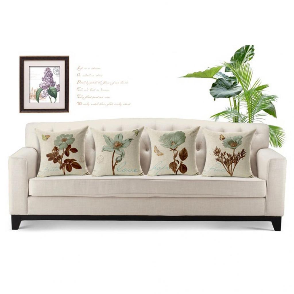 Винтажная наволочка в цветочном стиле для кровати, дивана, квадратная накидка на подушку, домашний декор KTY