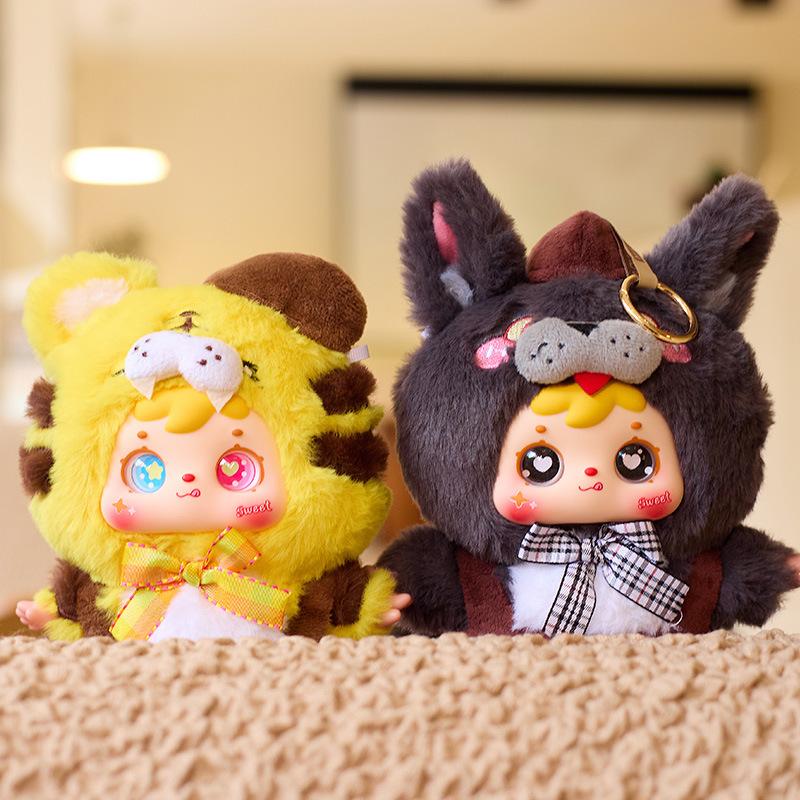 Каваи Серия Кофейня Сэмюэля Плюшевая Кукла-Сюрприз Подвеска для Сумки Виниловые Фигурки Коллекционные Игрушки Мистери Бокс Подарок