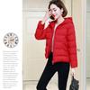 Solid Hooded Parka Coat Women Short Cotton-padded Coats Winter  Oversize Parka Jacket Thick Cotton Jacket Outwear