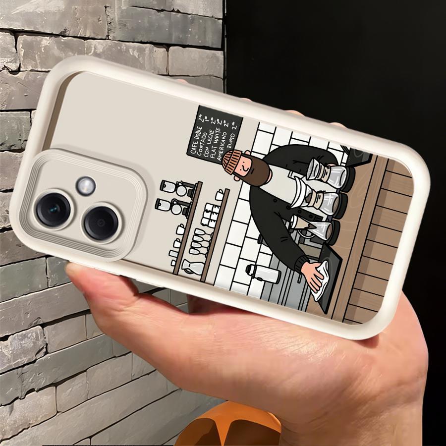 Чехол для телефона Xiaomi Poco F8 C61 X3 Pro X3 NFC C50 C51 с рисунком "Кофейня"