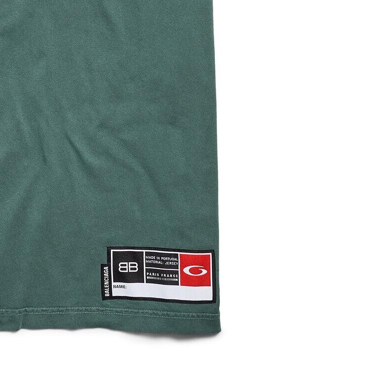 Balenciaga Футболка с круглым вырезом и принтом логотипа 850353TTVG26399