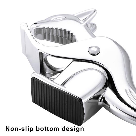 Щелкунчик для грецких орехов пекан в форме белки из цинкового сплава, открывалка для ореховой скорлупы, нескользящая конструкция