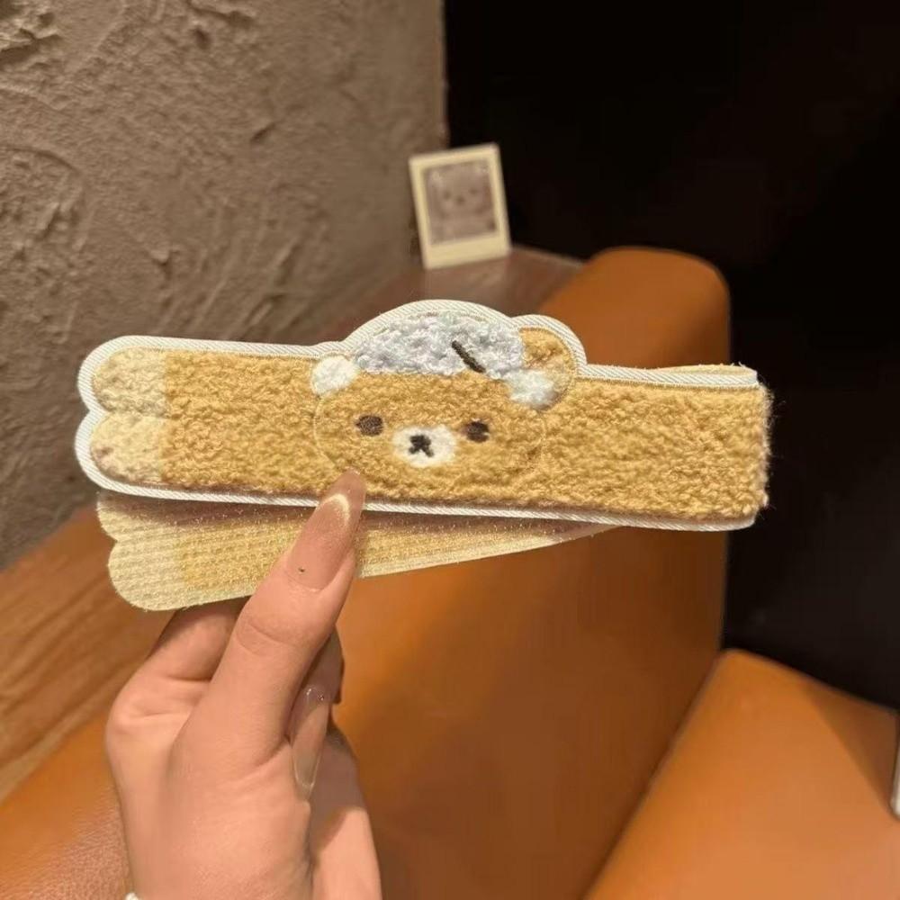 2/3pcs Sweet Style Hair Bun Charm Plushie Hug Cat Headband New Long Strip Hair Band Daily Use