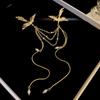 Delicate Design Fringe Brooches Long Fringe Animal Brooch Bird Lapel Pins  Women Fashion