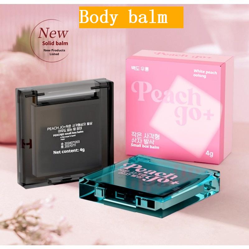 Small Square Box of Solid Balm for Women, Long-lasting Fragrance, Light and Elegant, Portable Application Type Solid Perfume