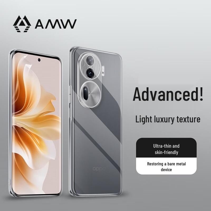 Прозрачный противоударный чехол для телефона AMW для OPPO и Realme
