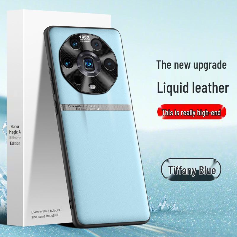 Совместимый кожаный чехол Honor Magic 4 Ultimate: Прочная, устойчивая к падениям, защита от попадания жидкости