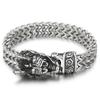 12mm Dragon Charm Bracelet with Mesh Chain - Stainless Steel 316L - KB148282-KJX