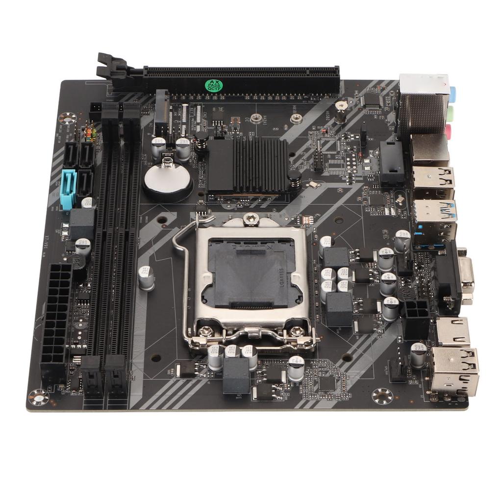 DDR3 Motherboard Double Channel PCIe X16 SATA3.0 DDR3 4 USB2.0 2 USB3.0 3 Phase Power LGA 1155 Motherboard for Computer