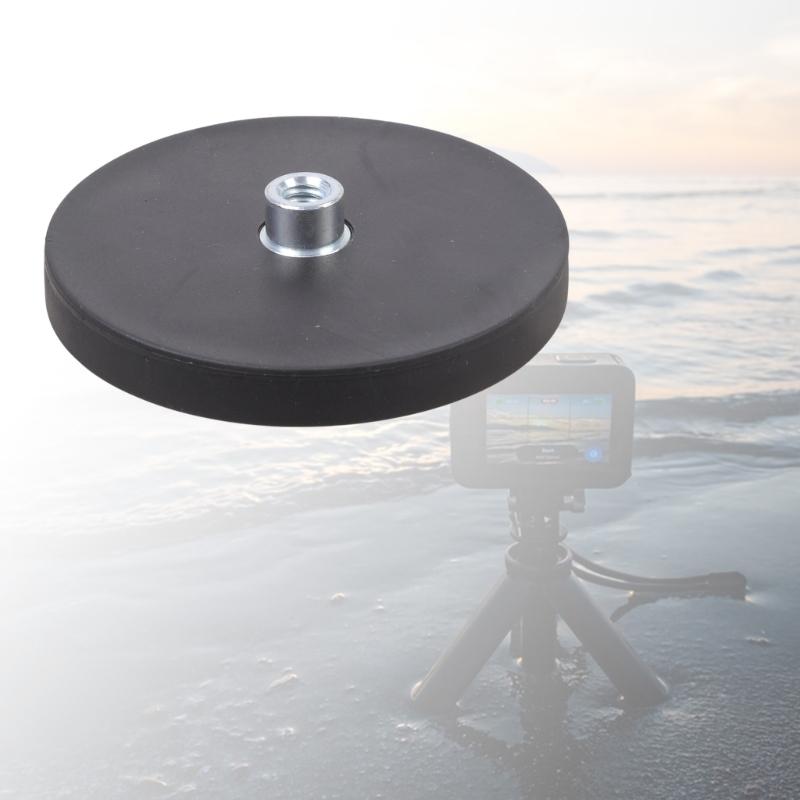 Universal Tripod Adapter Magnetic Base With 1/4Inch Female Screw For Camera Monitors Photography Gear