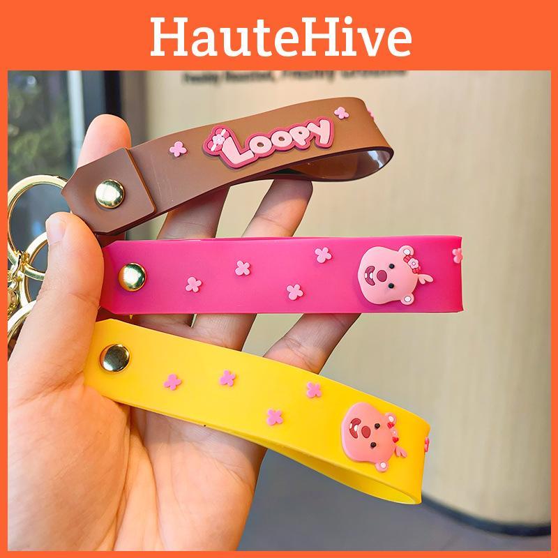 Очаровательный мультяшный брелок-бобер, милая силиконовая фигурка для подарка девушке