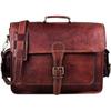 Кожаная мужская сумка для ноутбука 18 дюймов | Лучший в своем классе кожаный портфель для мужчин или кожаная сумка-мессенджер