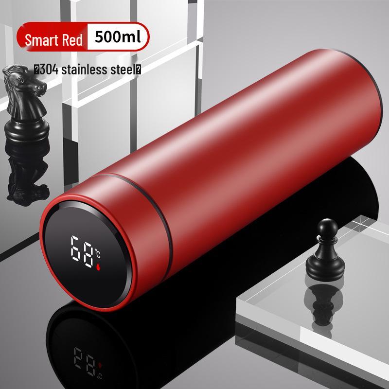 Умный дисплей температуры Изолированная чашка из нержавеющей стали с логотипом на заказ