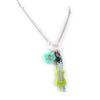 [H3498] - Turquoise Green 'Bohemian' Designer Necklace