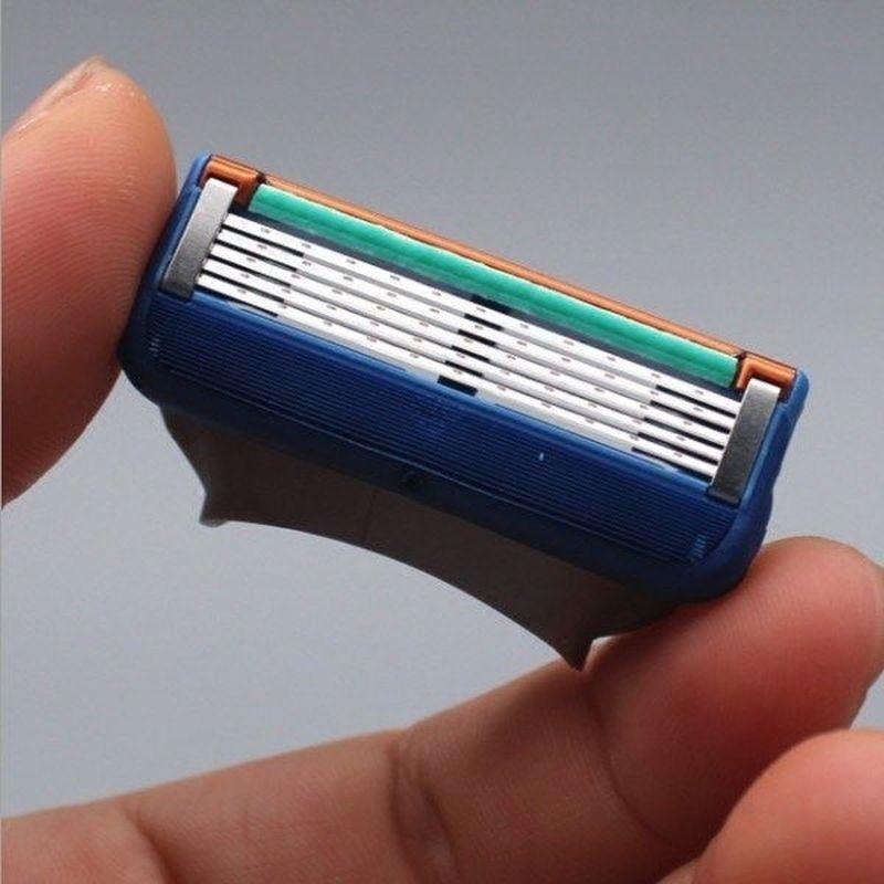 Мужская суперострая бритва с 5-слойным лезвием (1 ручка), 4/8/12/16/20 шт. аксессуаров для ножей